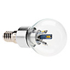 E14 3W 6x5630 SMD 250-280LM 6000-6500K Natural White Light LED Ball Bulb (85-265V)