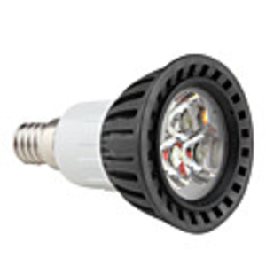 E14 3x1W 270-300LM 6000-6500K White Light LED Spot Bulb (85-265V)