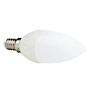 E14 3x1W 270LM 6000-6500K White Light Candle Lamp LED Bulb (110-240V)