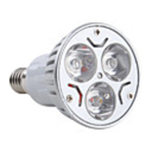 E14 3x1W 3-LED 270Lm 3000K Warm White Light Bulb 85-265V