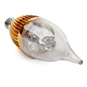 E14 4-LED 360LM 4W Warm White Candle Bulbs (85-265V)