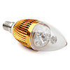 E14 4-LED 360LM 4W Warm White Candle Bulbs (85-265V)