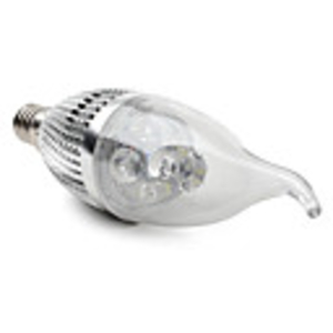 E14 4-LED 360LM 4W White Candle Bulbs (85-265V)