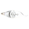 E14 4W 320-360LM 6000-6500K Natural White Light LED Candle Bulb (85-265V)