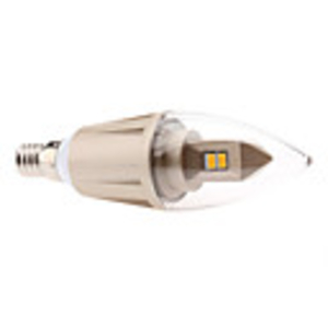 E14 4W 8x5630 SMD 320-360LM 3000-3500K Warm White Light LED Candle Bulb (85-265V)