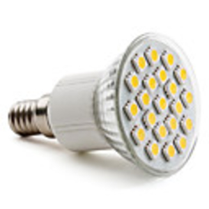 E14 5050 SMD 21-LED Warm White 200-220LM Light Bulb (230V,  3-3.5W)