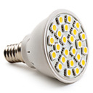 E14 5050 SMD 24-LED Warm White 130-150LM Light Bulb (230V,  3-3.5W)