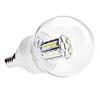 E14 5W 27x5050 SMD 380-420LM 6000-6500K Natural White Light LED Ball Bulb (110V/220V)