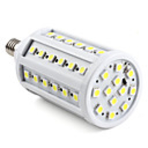 E14 60-LED 1100LM 9-10W 4000-4500K White SMD Bulbs (220-240V)