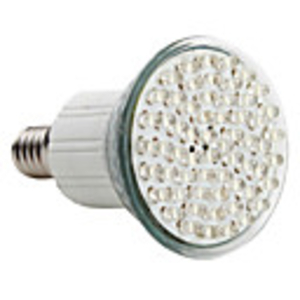 E14 60-LED 300LM 2-2.5W 6000-6500K White Spot Bulbs (220-240V)