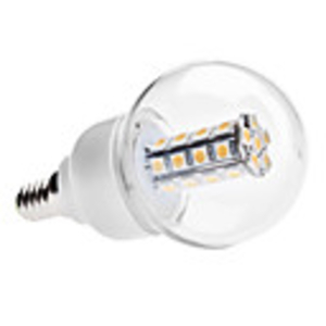 E14 6W 30x5050 SMD 420-450LM 3000-3500K Warm White Light LED Ball Bulb (85-265V)