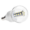 E14 6W 30x5050 SMD 420-450LM 6000-6500K Natural White Light LED Ball Bulb (85-265V)