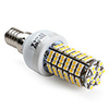 E14 SMD 3528 120LED 400LM 6.5W Warm White Corn Bulbs (220-240V)