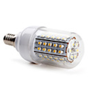 E14 SMD 3528 66-LED 430LM 2800-3200K Warm White Light Bulb with Cover
