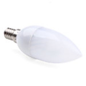 E14 SMD 5050 12LED 70-100LM 2-2.5W White 6000-6500K Candle Bulbs (220-240V)