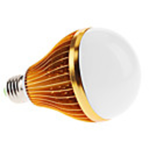 E27 10W 950-1050LM 6000-6500K Natural White Light Golden Shell LED Ball Bulb (85-265V)