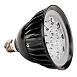 E27 12W 960-1080LM 6000-6500K Natural White Light Black Cover LED Spot Bulb (85-265V)