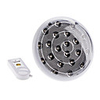 E27 1.5W 100-130LM Cold White Light Rechargeable Remote Controlled LED Spot Bulb (110-240V)