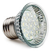 E27 20-LED 100LM 1-1.2W 2800-3500K Warm White Spot Bulbs (220-240V)