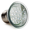 E27 20-LED 100LM 1-1.2W 6000-6500K White Spot Bulbs (220-240V)