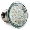 E27 21-LED 105LM 1.1-1.3W 2800-3500K Warm White Spot Bulbs (220-240V)