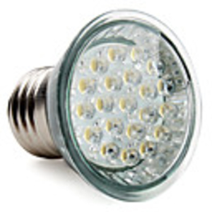 E27 21-LED 105LM 1.1-1.3W 2800-3500K Warm White Spot Bulbs (220-240V)