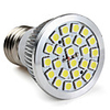 E27 24-5050 SMD 3.5W 300LM 6000-6500K Natural White Light LED Spot Bulb (110-220V)
