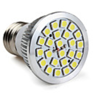 E27 24-5050 SMD 3.5W 300LM 6000-6500K Natural White Light LED Spot Bulb (110-220V)