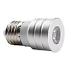 E27 270LM 6000-6500K LED White Light Bulb (85-265V,  3W)