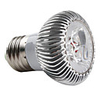 E27 3 1W 3-LED 270LM 6000-6500K White Light Bulb (85-265V)