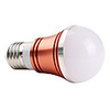 E27 3 1W 3-LED 270LM Red Light Bulb (85-265V)