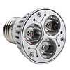 E27 3 1W 6000K 270LM Natural White Light Spot Bulb (220V,  3W)