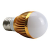 E27 3-LED 270-300Lm 3000K Warm White Light Bulb (220V,  3W)