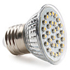 E27 3528 SMD 30-LED Warm White 70-90LM Light Bulb (230V,  1-2W)