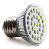 E27 3528 SMD 30-LED White 70-90LM Light Bulb (230V,  1-2W)