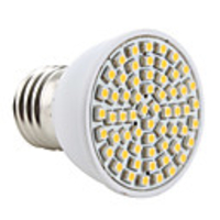 E27 3528 SMD 60-LED 200Lm Warm White Light Bulb 230V