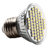 E27 3528 SMD 60-LED Warm White 150-180LM Light Bulb (230V,  3-3.5W)