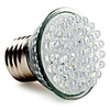 E27 38-LED 190LM 1.7-2W 6000-6500K White Spot Bulbs (220-240V)