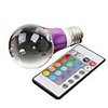 E27 3W 195LM RGB Light Crystal LED Ball Bulb (110-240V)