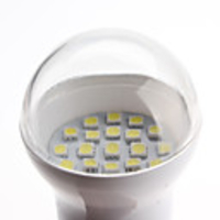 E27 3W 21x5050 SMD 320-360LM 5500-6500K Natural White Light LED Ball Bulb (220-240V)