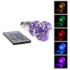 E27 3W 240-270LM RGB Light Rose Shaped Crystal LED Spot Bulb (85-265V)