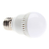 E27 3W 270-300LM 6000-6500K Natural White Light LED Ball Bulb (85-265V)