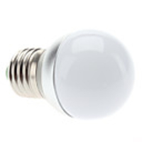 E27 3W 270-300LM 6000-6500K Natural White Light LED Ball Bulb (85-265V)