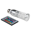 E27 3W 270LM RGB Light LED Crystal Candle Bulb (85-265V)