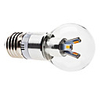 E27 3W 6x5630 SMD 240-270LM 3000-3500K Warm White Light LED Ball Bulb (85-265V)