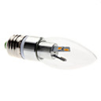 E27 3W 6x5630 SMD 240-270LM 3000-3500K Warm White Light LED Candle Bulb (85-265V)