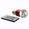 E27 3W RGB Light Red Cover LED Crystal Ball Bulb with Remote Control (220V)