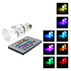 E27 3W RGB Light Remote Controlled LED Crystal Candle Bulb (85-265V)