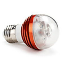 E27 3x1W 270LM 3000-3500K Warm White Light Gold Cover Spot Lamp Bulb (85-265V)