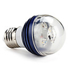E27 3x1W 270LM 3000-3500K Warm White Light Navy Cover Ball Bulb (85-265V)